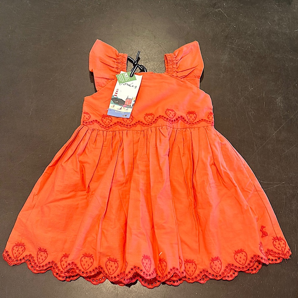 Strawberry girls dress